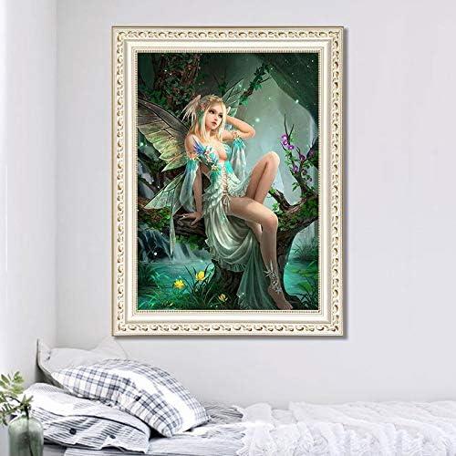 Forest Elf Magic Fairy Diamond Painting Kit for Adults 5D Full Square Drill  DIY Arts & Crafts Bling Artwork Decor Gift Set with Crystal Rhinestone Gems  11.81x15.75 inch