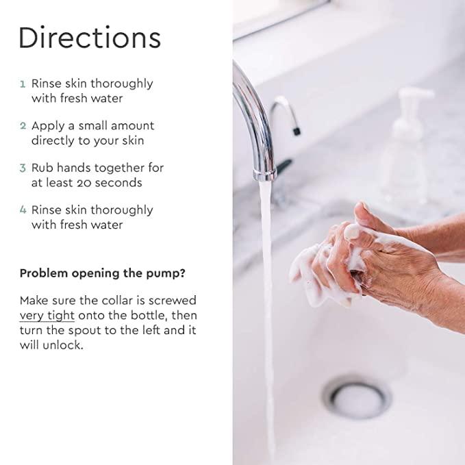 Puracy Natural Foaming Hand Soap Refill, Gently Scented with Real