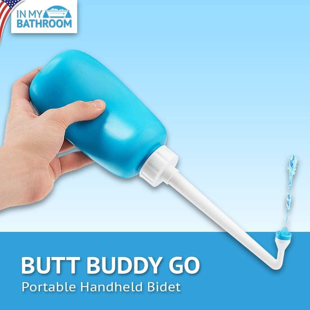 Butt Buddy Go - Portable Handheld Bidet & Fresh Water Bottle Sprayer (for  Home, Travel, Outdoors, Retractable Nozzle, Soft-Squeeze Plastic, Large  Volume, Stay Clean On-The-Go