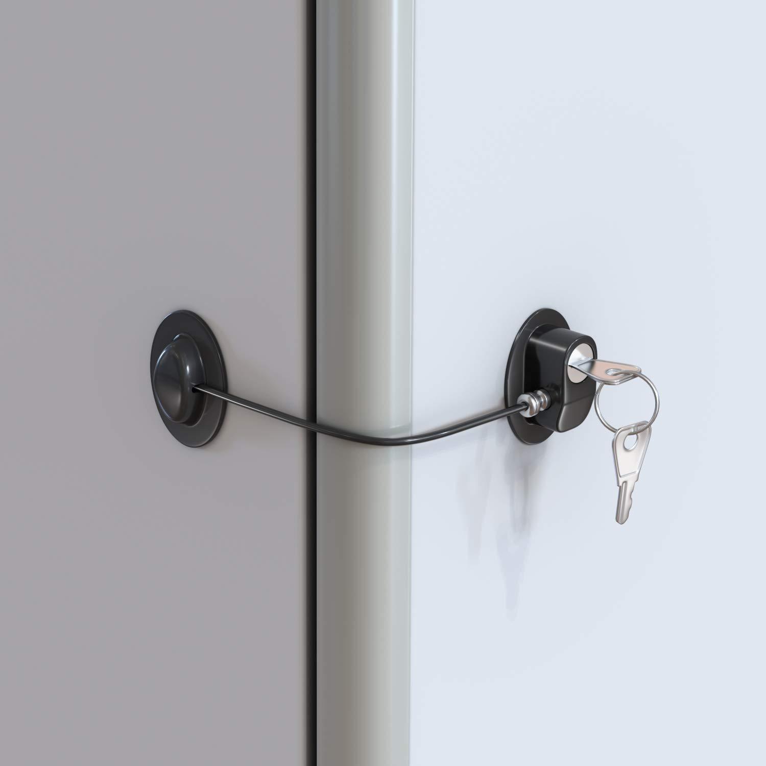 HavenHause Fridge Lock with 4 Keys usable as Locks