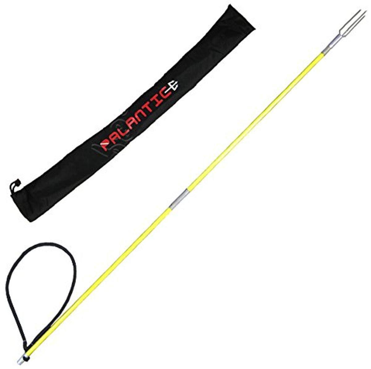 Scuba Choice Fiber Glass 4.5' Travel Two Piece Spearfishing Pole Spear with  Lionfish Barb Tip and Bag