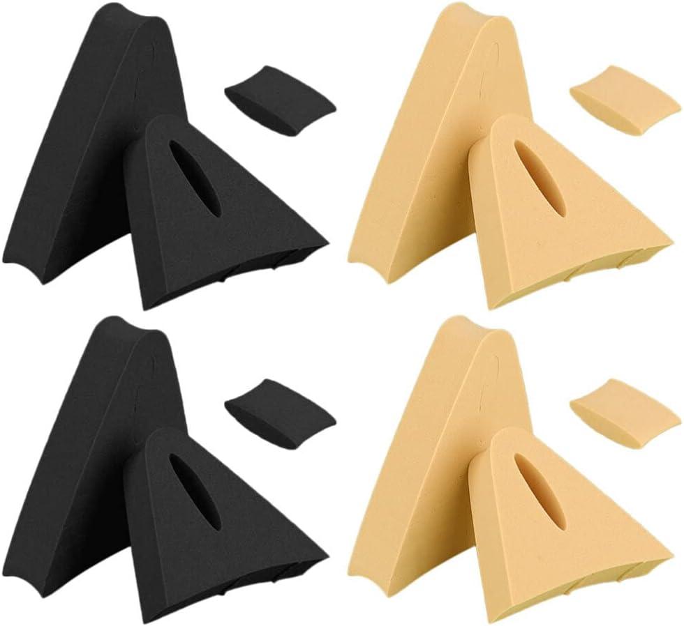 MAGICLULU Reusable Toe Plugs for Too Big Shoes 4 Pairs Foot Cushion