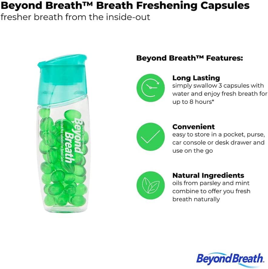 Beyond Breath Natural Capsules Freshen Breath from Inside Out, Works