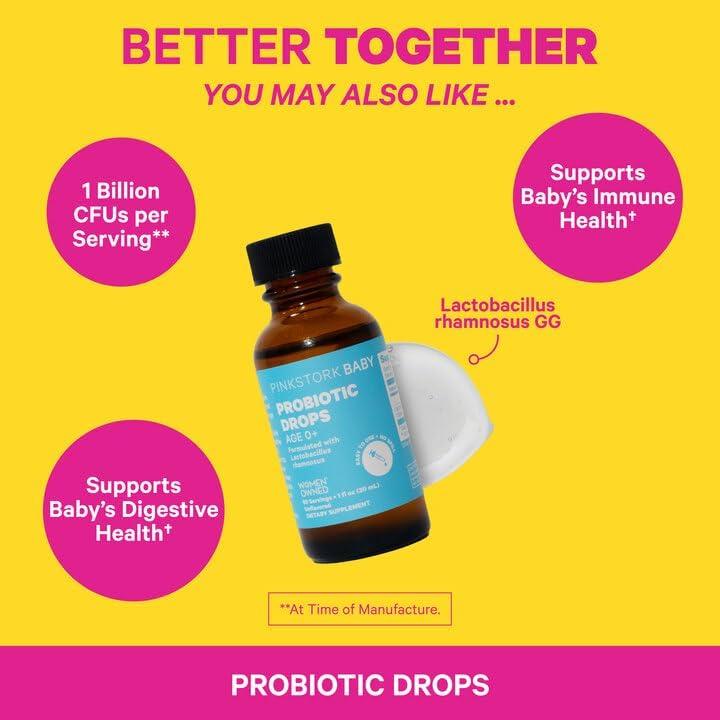 Pink Stork Baby Liquid Multivitamin Drops Baby & Toddler Vitamin Drops