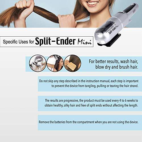 Split Ender Mini Hair Repair Solution Split End Automatic Trimmer for  Broken, Double, Dry, Damaged and Brittle Split Ends, Men & Women Repairing  Treatment Hair Styling Tool- Silver