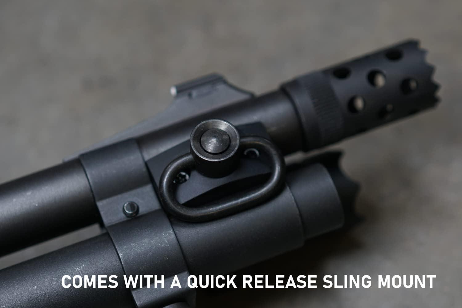 Monstrum Shotgun Accessory Mount V2 Flashlight + Sling Enhanced