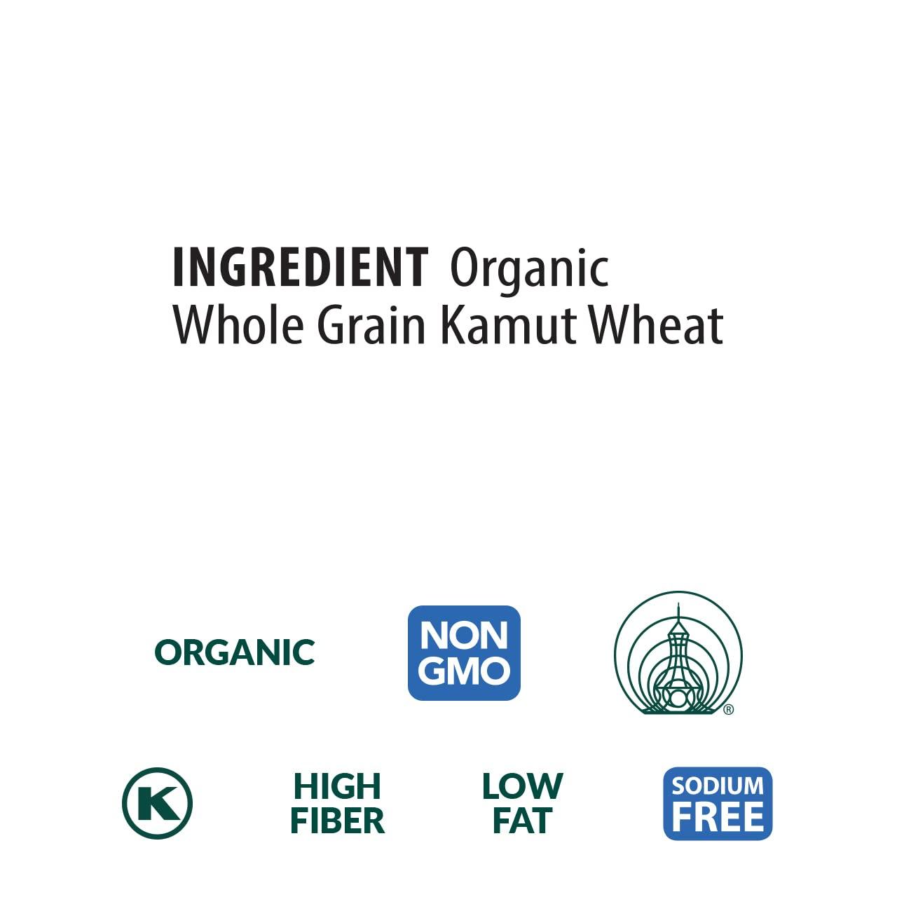 Eden Organic Kamut Spirals, 100 Whole Grain Pasta, 12 oz (2Pack)