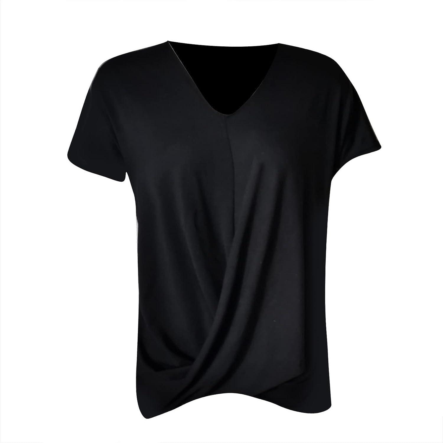 Dressy black short sleeve tops outlet
