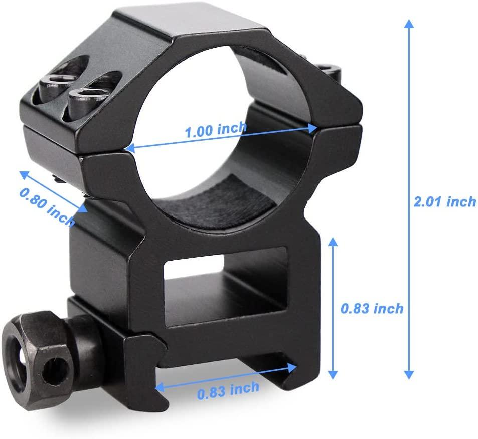 Modkin Scope Rings, Rifle Scope Mount High Profile Scope Mounts for