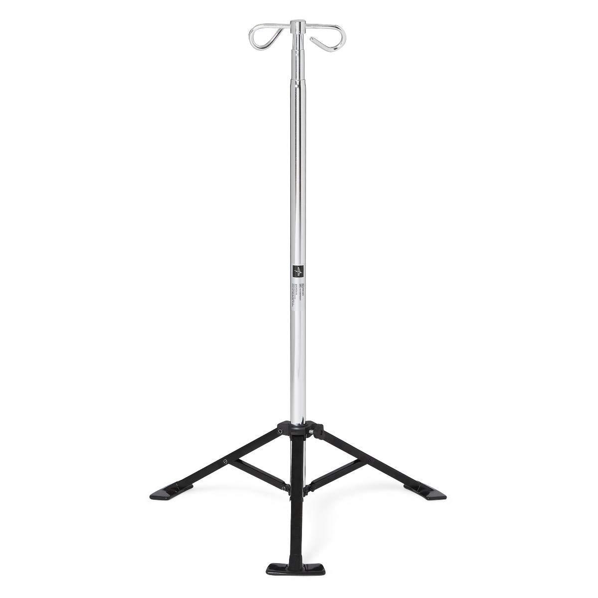 Medline Adjustable Homecare IV Pole for Home Use
