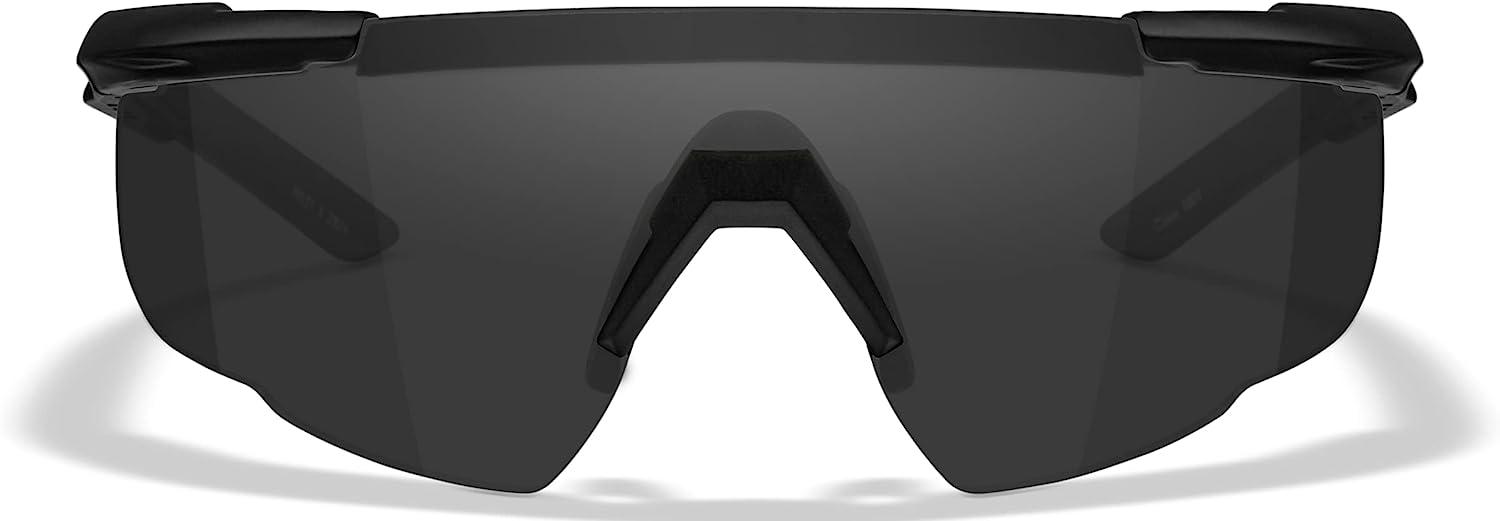 Wiley X Saber Advanced Shooting Glasses, Safety Sunglasses for Men and  Women, UV and Eye Protection for Hunting, Fishing, Biking, and Extreme  Sports, Matte Black Frames, Tinted Lenses
