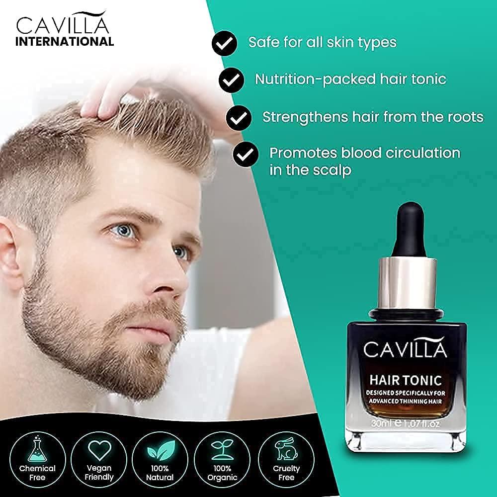 New Cavilla Hair Tonic Oriental Secrets for Hair Growth in USA Thicker Fuller Hair, ReGrowth