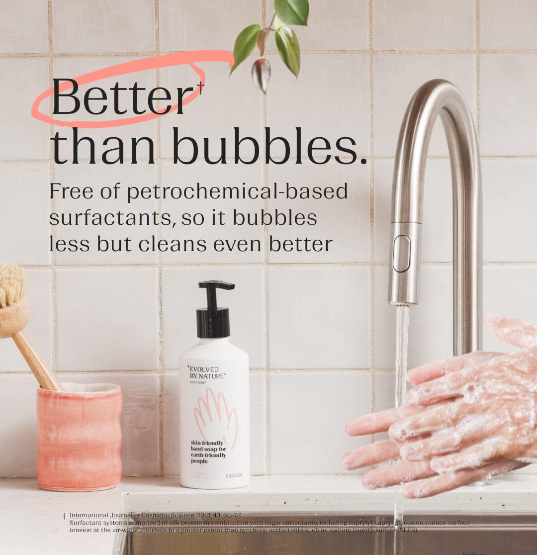 Evolved By Nature Liquid Hand Soap Refill, Unscented, Moisturizing Naturally Derived Ingredients