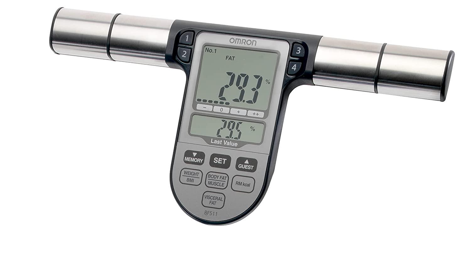 OMRON BF511 Clinically Validated Full Body Composition Monitor with 8