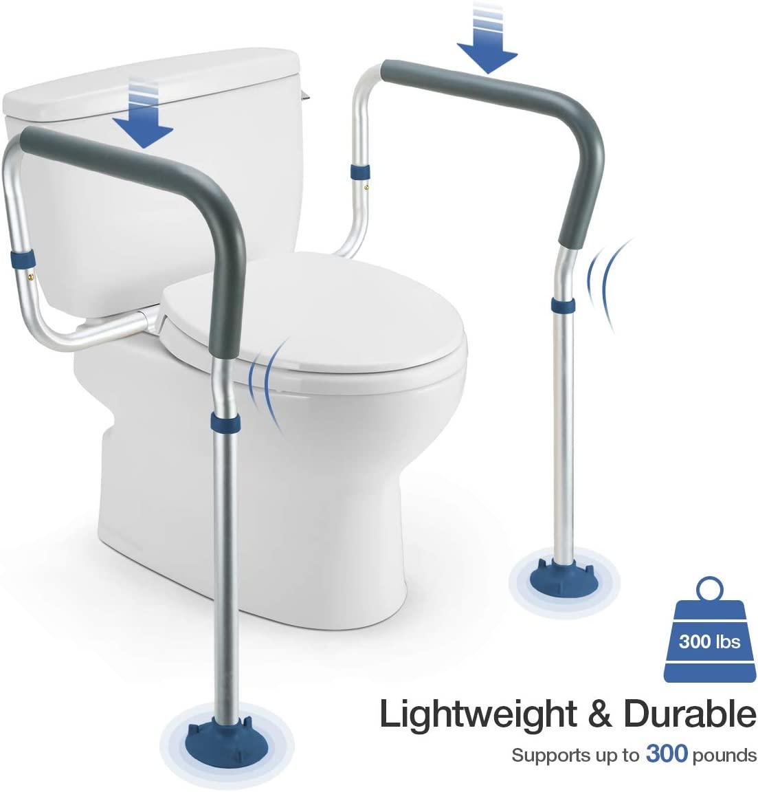 GreenChief Toilet Safety Rail, Medical Bathroom Safety Frame for