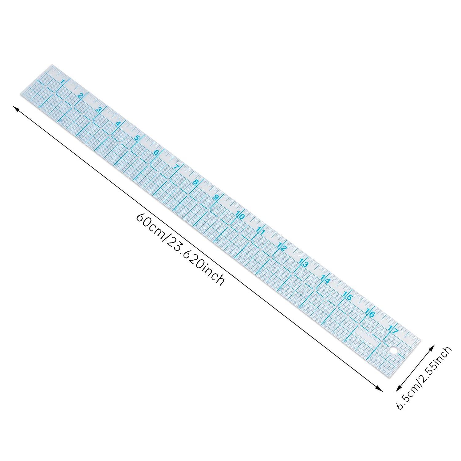 See-Thru Accurate Positioning and Marking Sewing Clear Ruler 2 x