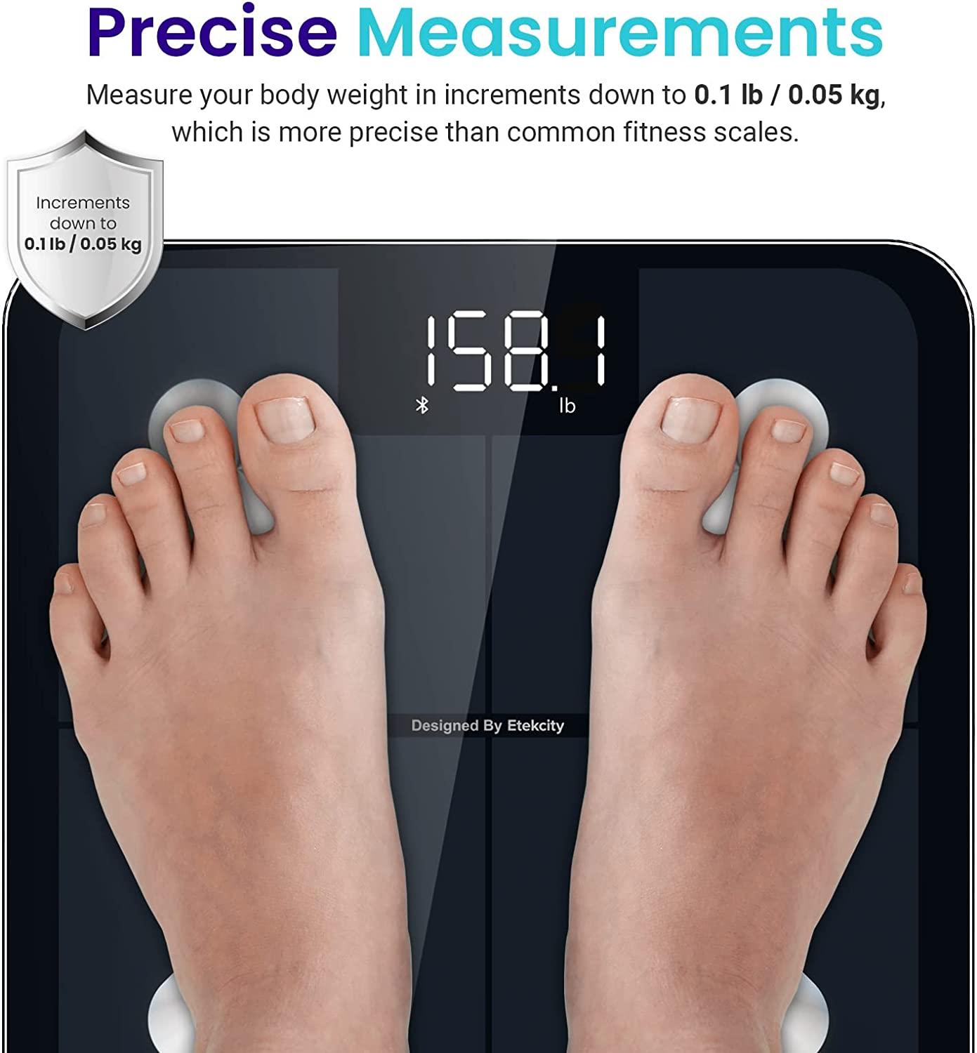 Etekcity Smart Scale for Body Weight and Fat, Digital Bathroom Scale