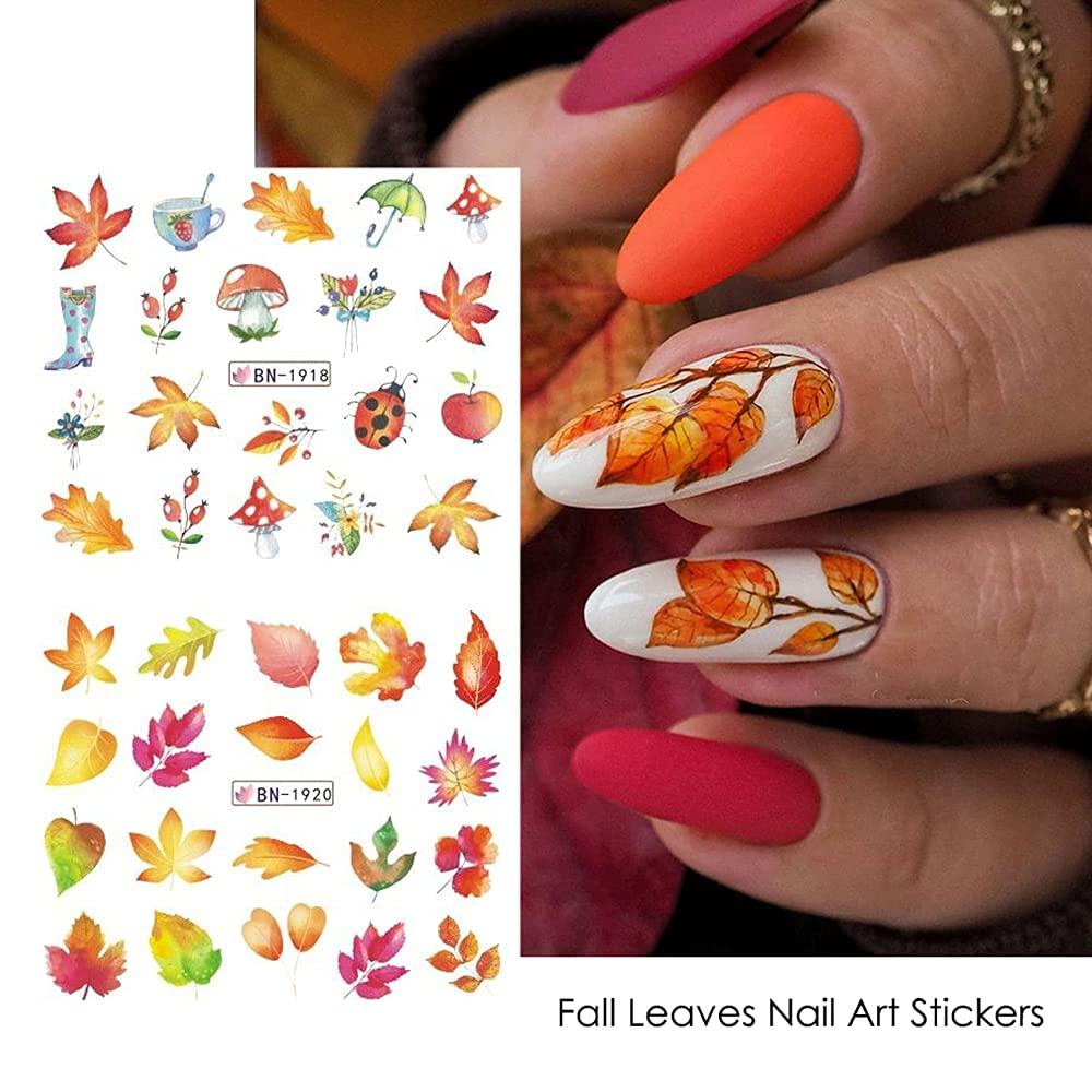 3D Nail Stickers Holographics Gold Leaf Abstract Line Pattern Nail Decals  DIY | eBay