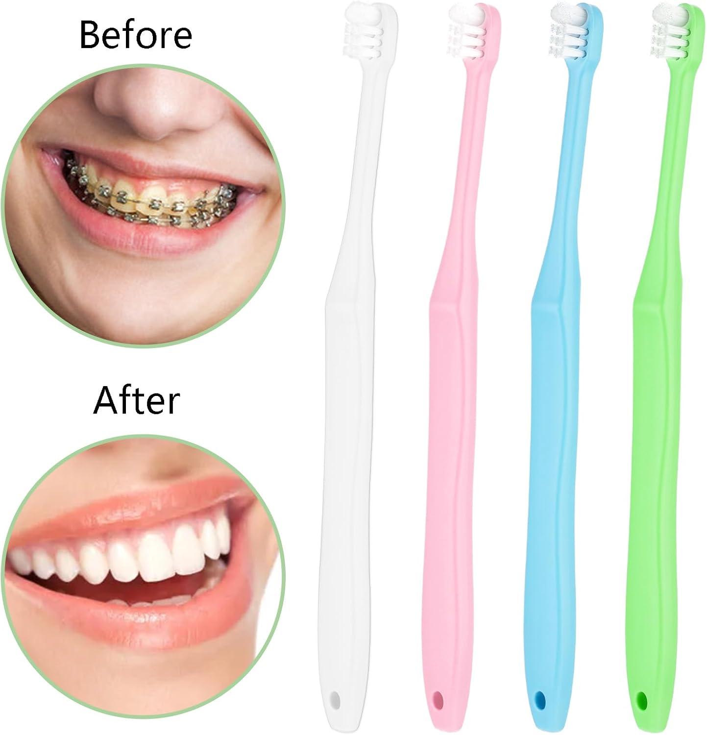 Sularpek 14 Pcs Interspace Toothbrushes, Wisdom Toothbrush, Single