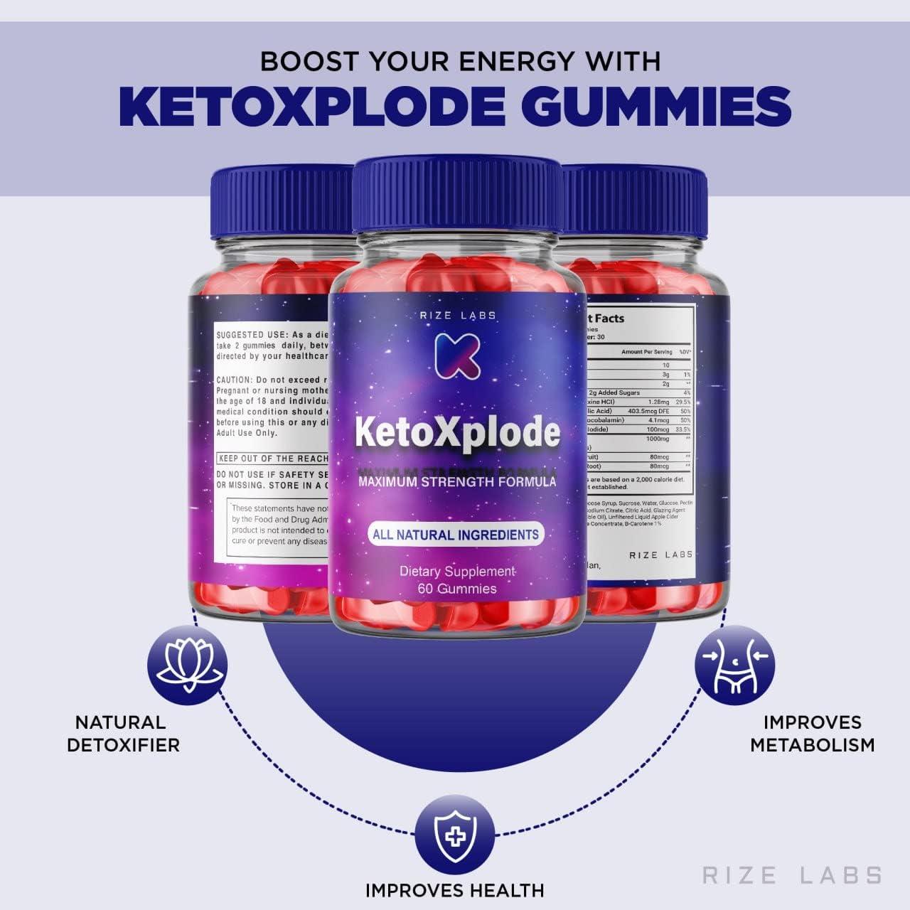 KetoXplode Keto Gummies with Apple Cider Vinegar Advanced Weight Loss