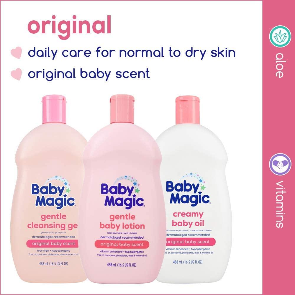 Baby Magic Creamy Baby Oil Coconut Oil Camelia Oil Free of