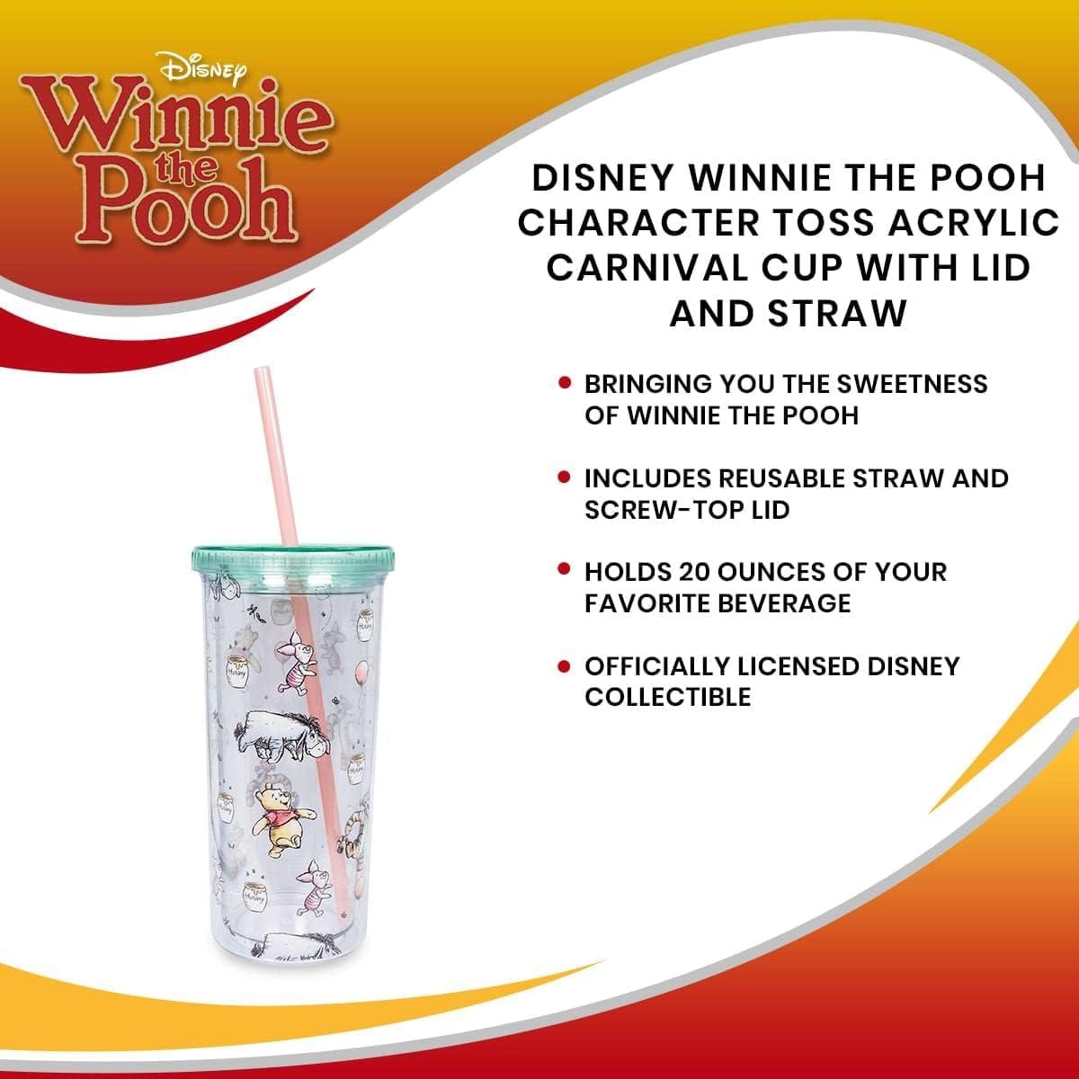 Disney Winnie the Pooh Character Toss 20-Ounce Carnival Cup With