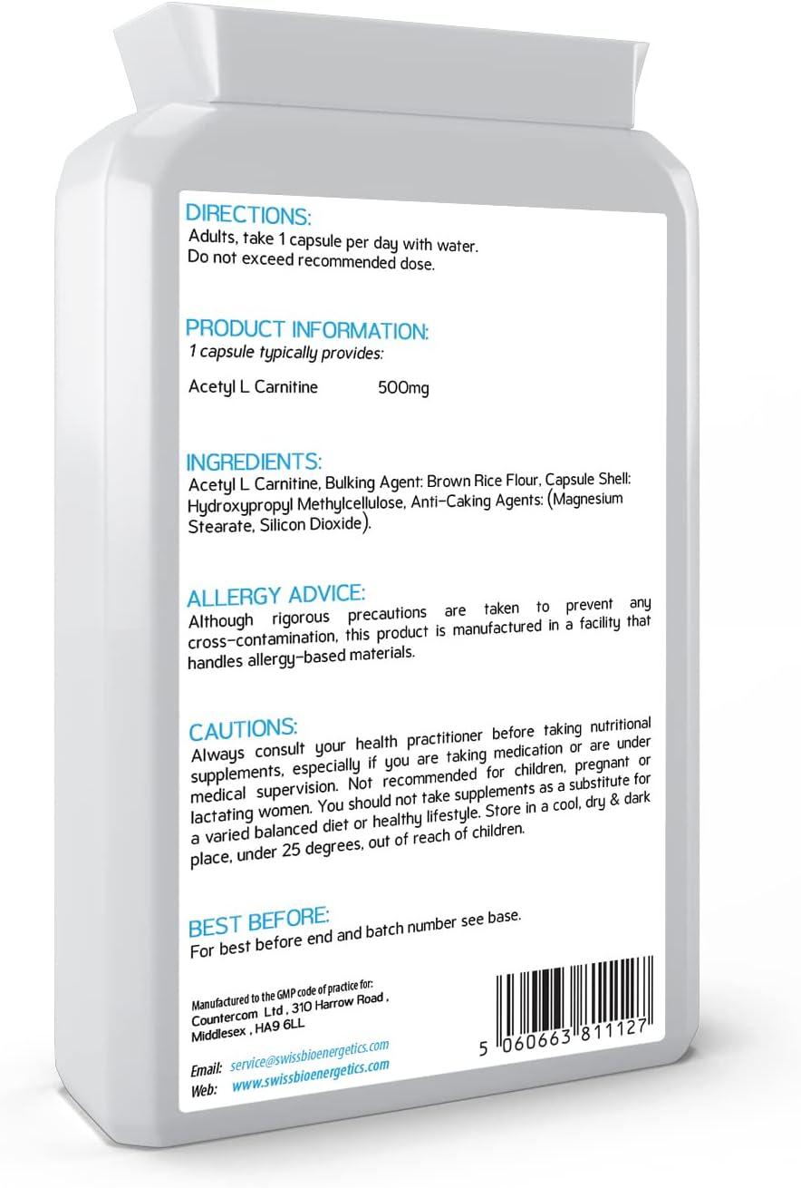 what time should i take l carnitine Acetyl L-Carnitine main image 1