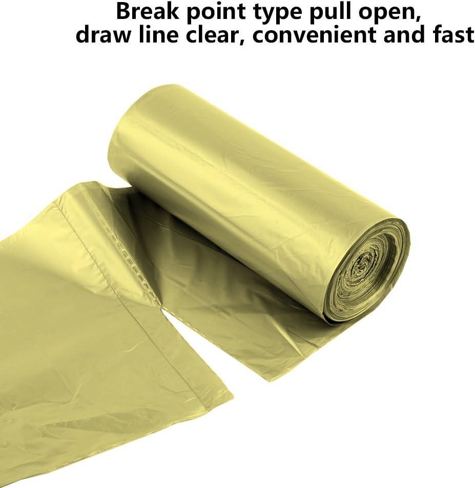 5 Rolls Small Trash Garbage Bags, 4 Gallon Strong Thin Material