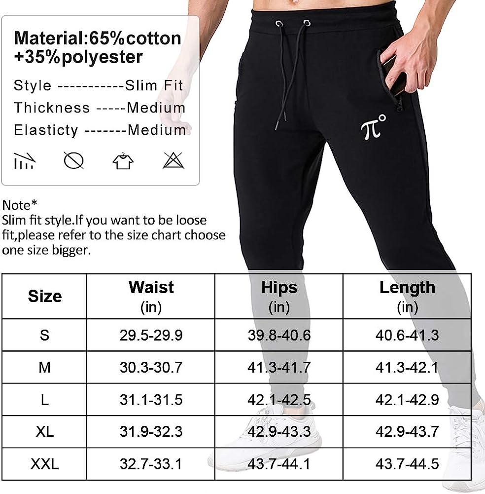 Wangdo Men s Joggers Sweatpants Gym Training Workout Pants Slim