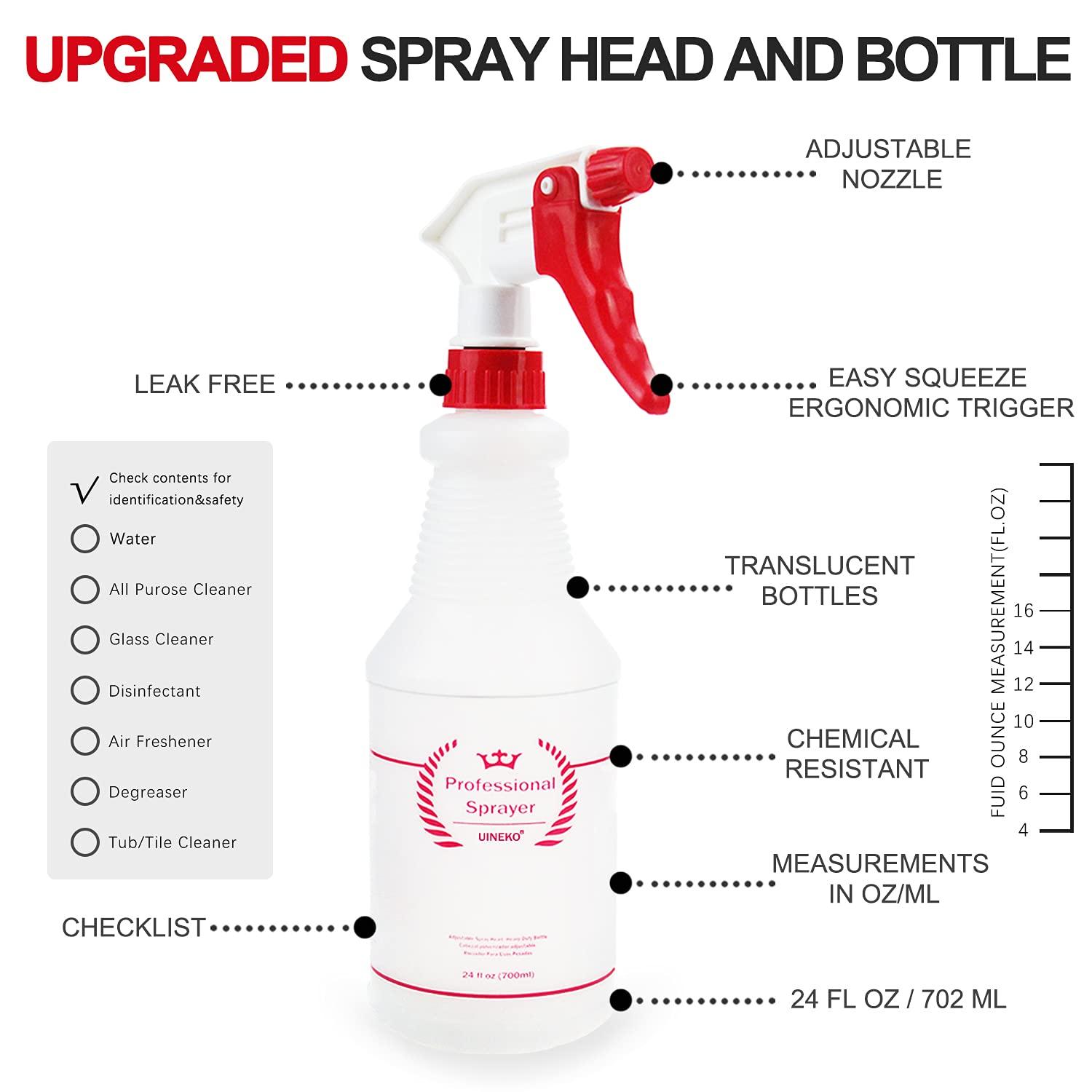 24 Wholesale 32 Oz Spray Bottle With Trigger - at
