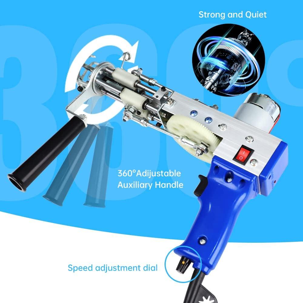 Goodcrafter 2in1 Electric Carpet Tufting Gun with Scissors Handheld