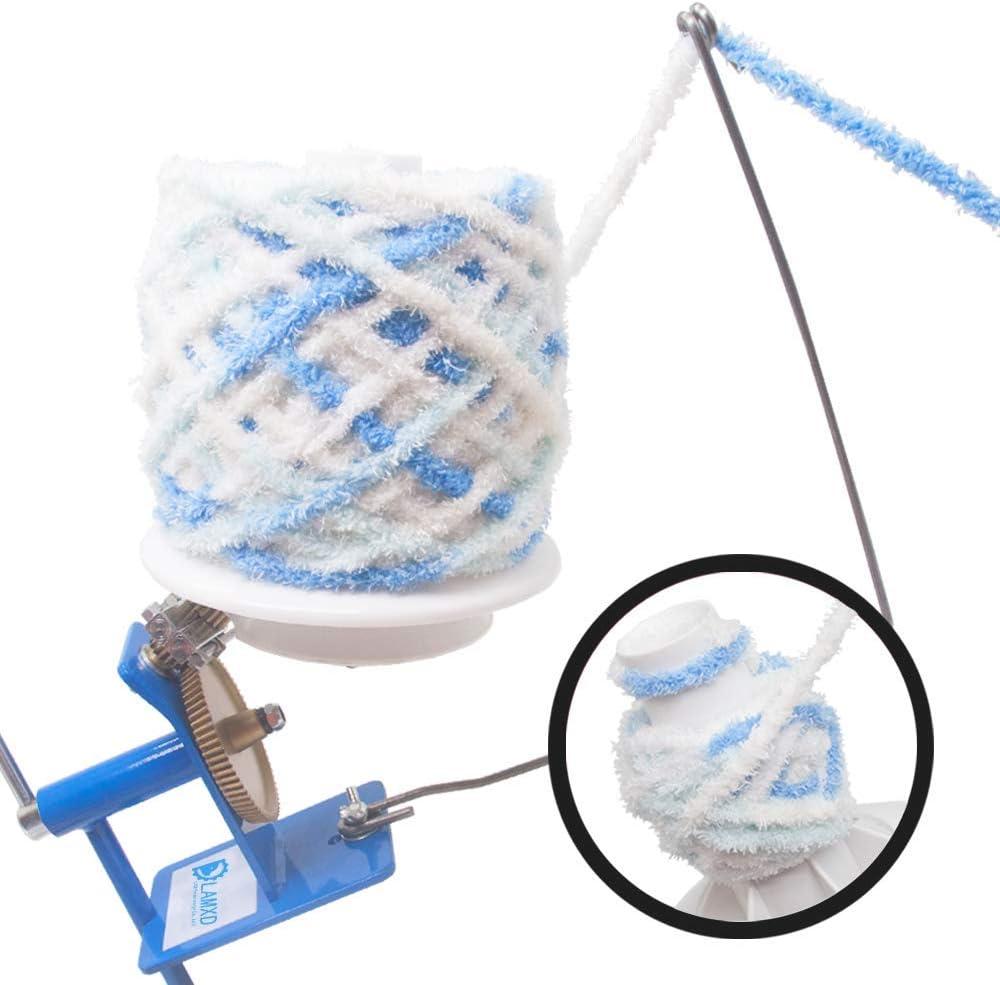 LAMXD Needlecraft Large Jumbo Metal Yarn/Wool/String/Fiber Ball Winder