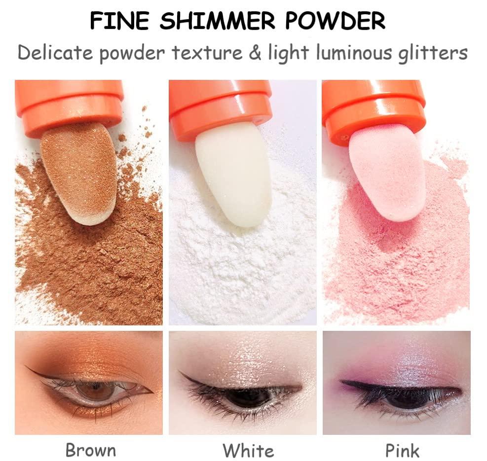 6 Color Highlighter Powder High Gloss Glitter Powder Glitter