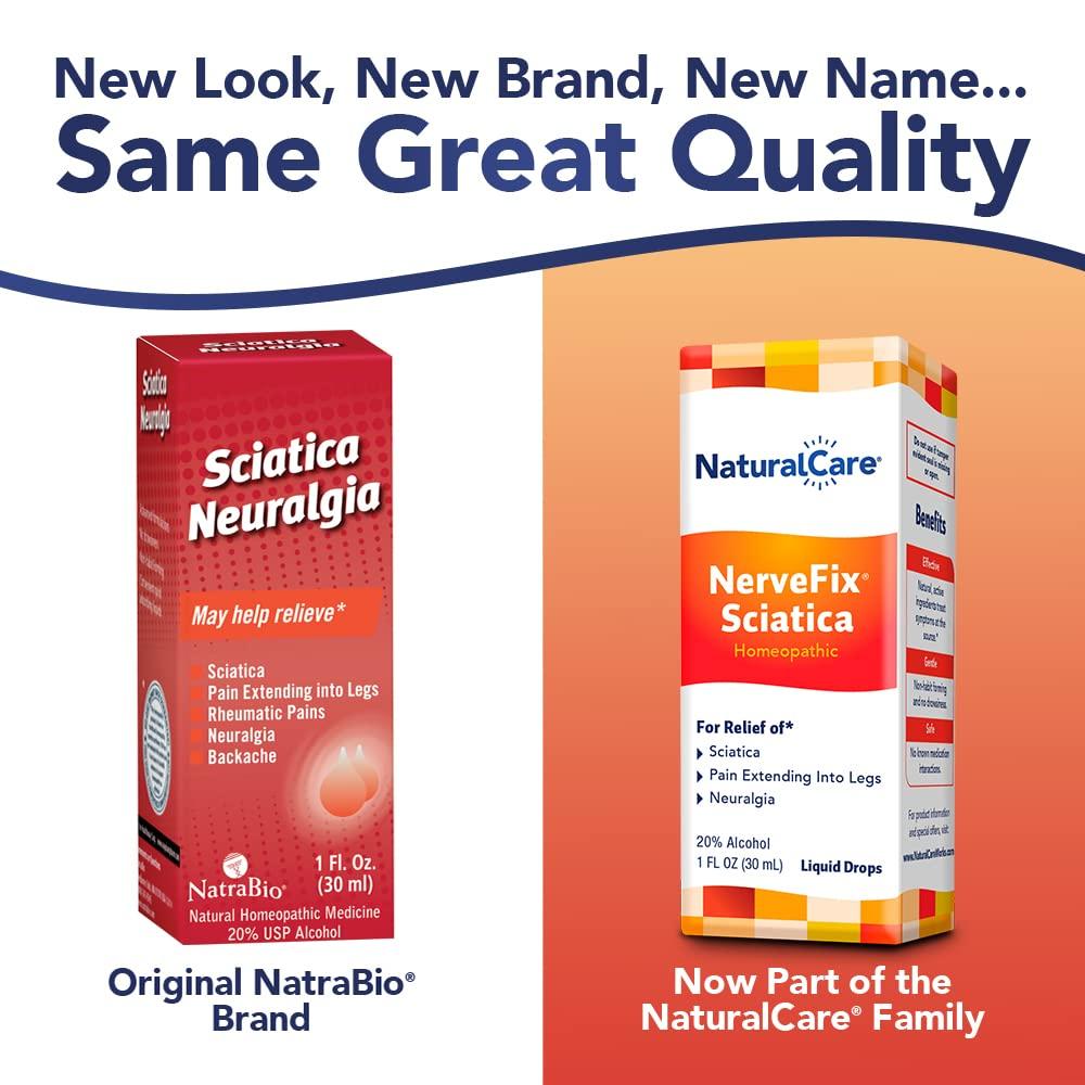 NatraBio Sciatica Neuralgia Relief 1 fl oz (30 ml) Fast Pain Relief