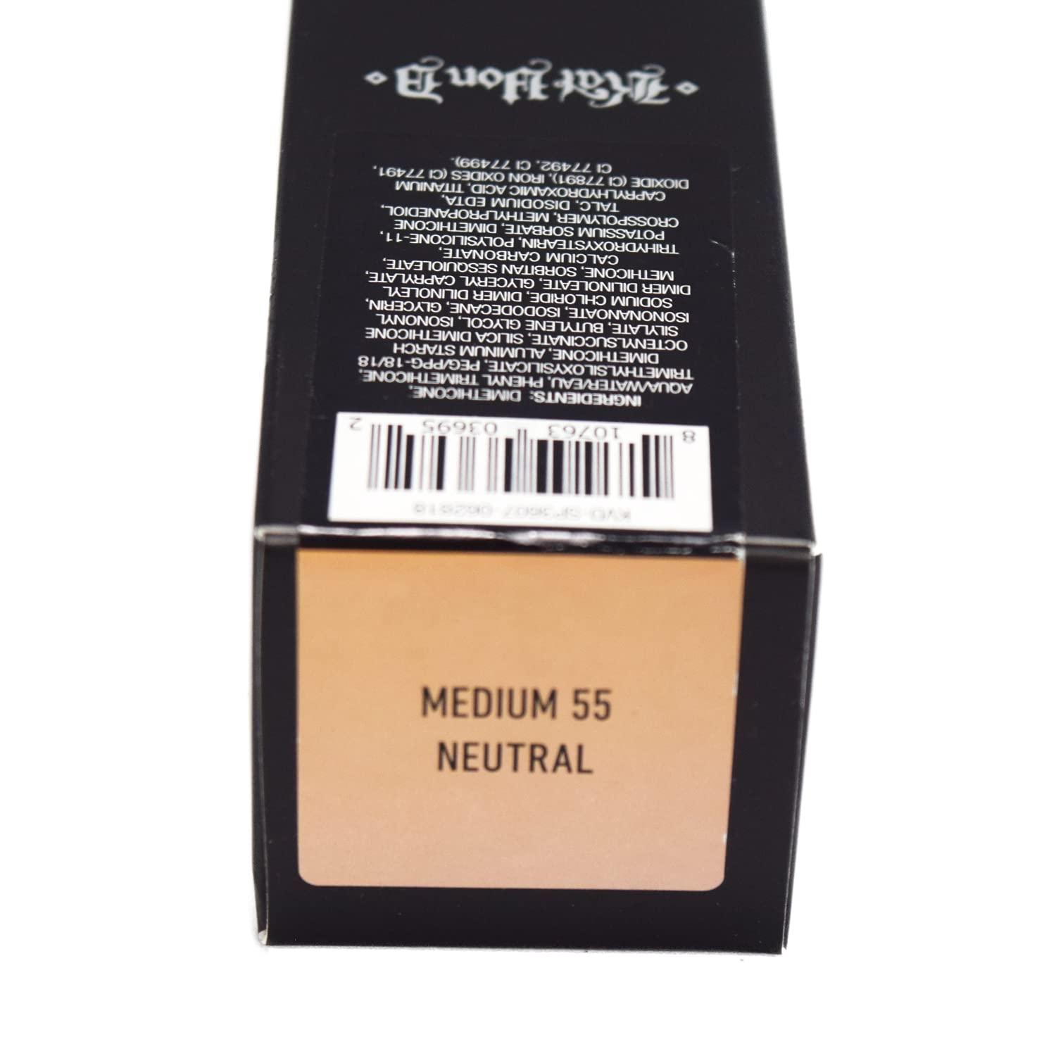 Kat Von D Lockit Longwear Full Coverage Foundation Medium 55 Neutral