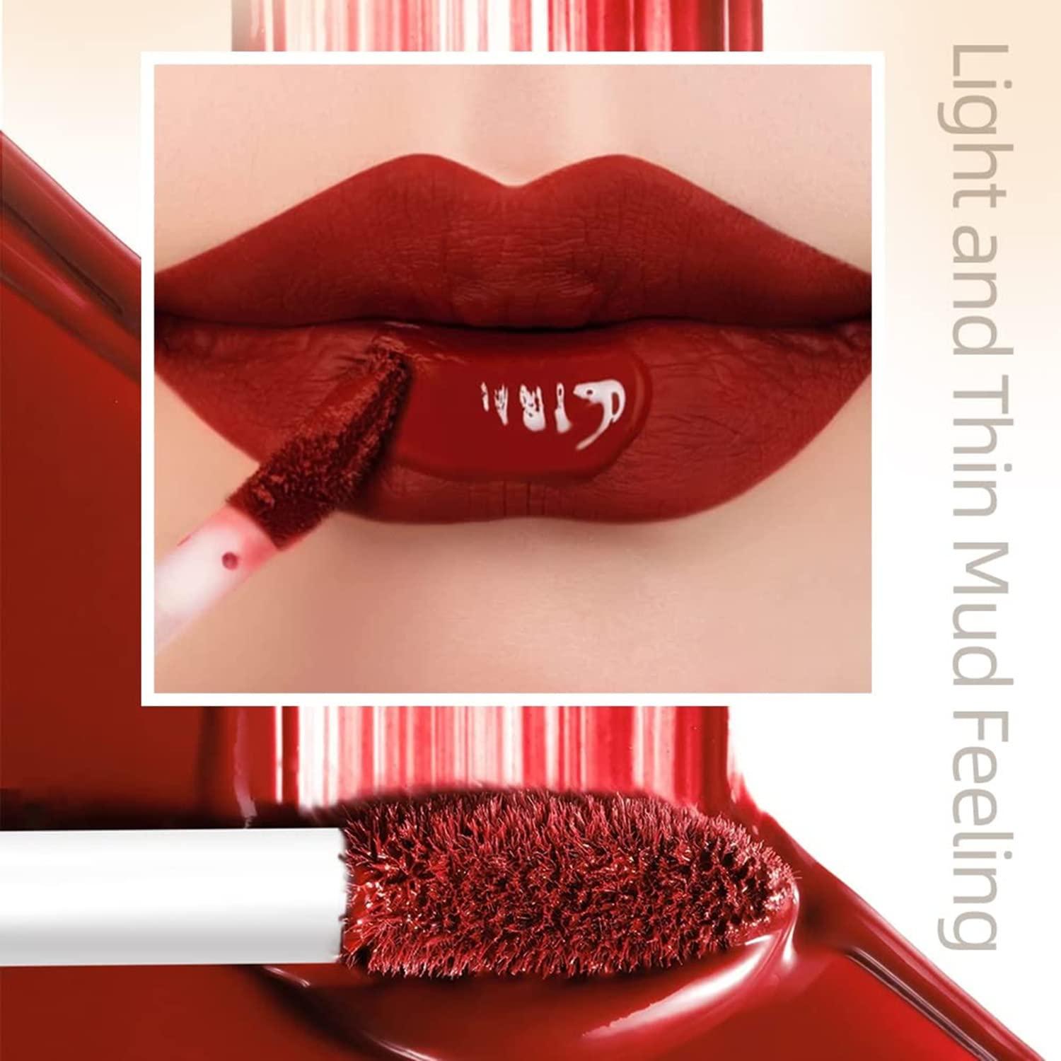 Longwear High Pigment Lip Gloss Quick-Drying Smooth Liquid Lipstick for  Girls Lady Beauty Lip Makeup 12 