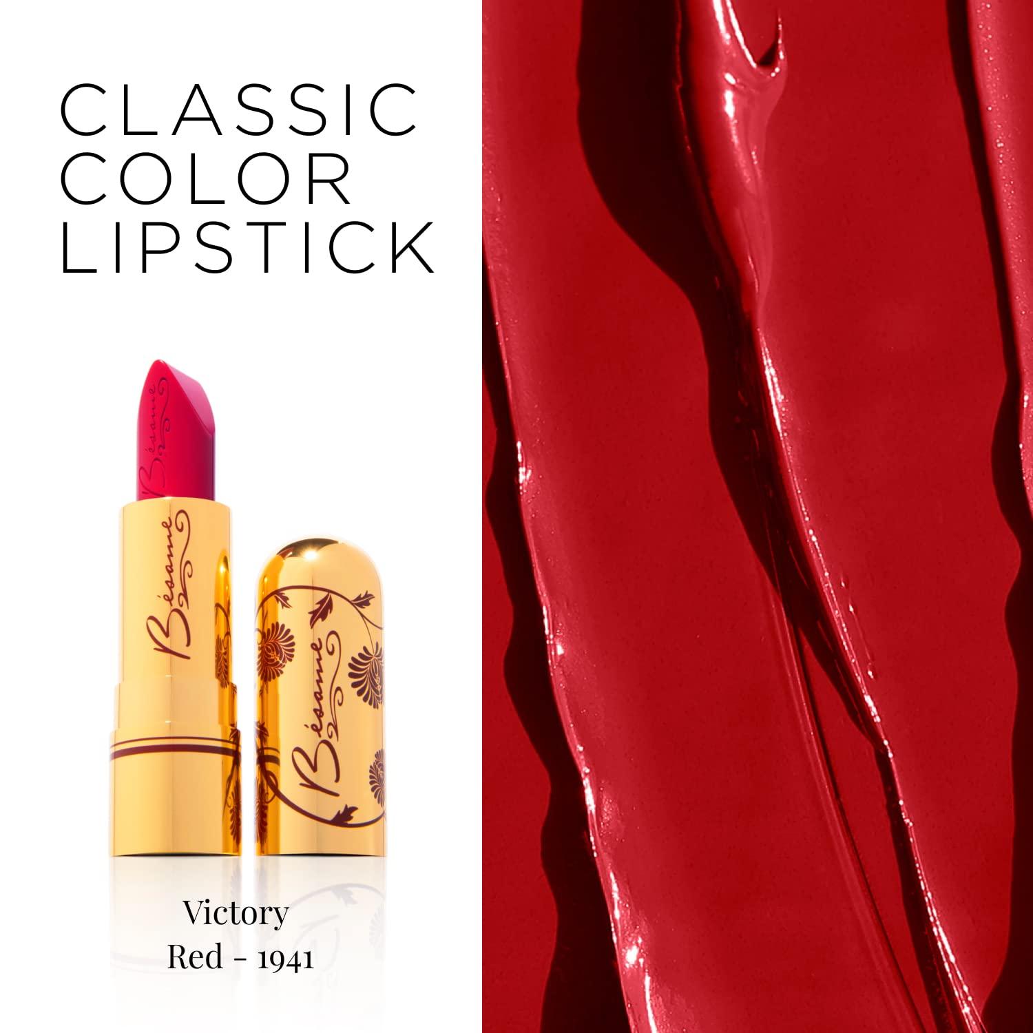BESAME Victory Red Lipstick 1941 Vintage Shade With Vitamin E
