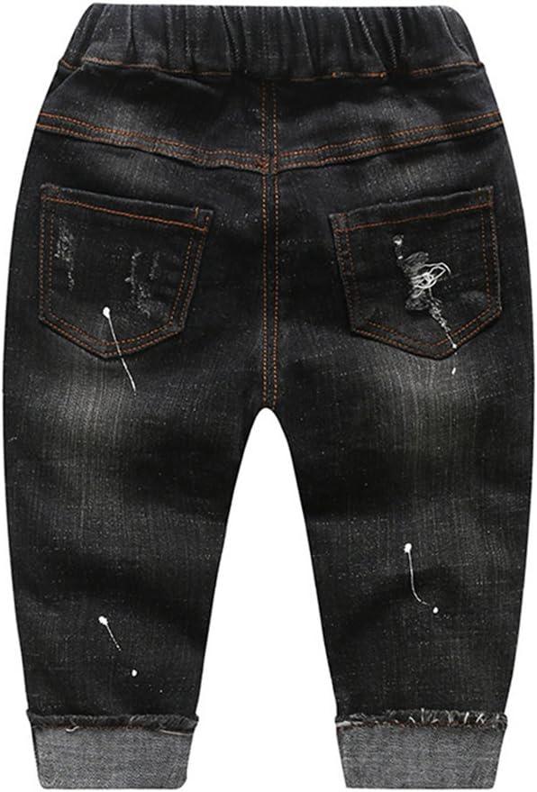 KIDSCOOL SPACE Salopette Jeans Strappati Bebè – Cotone Blu, Taglie Da 6 Mesi A 5 Anni - 2