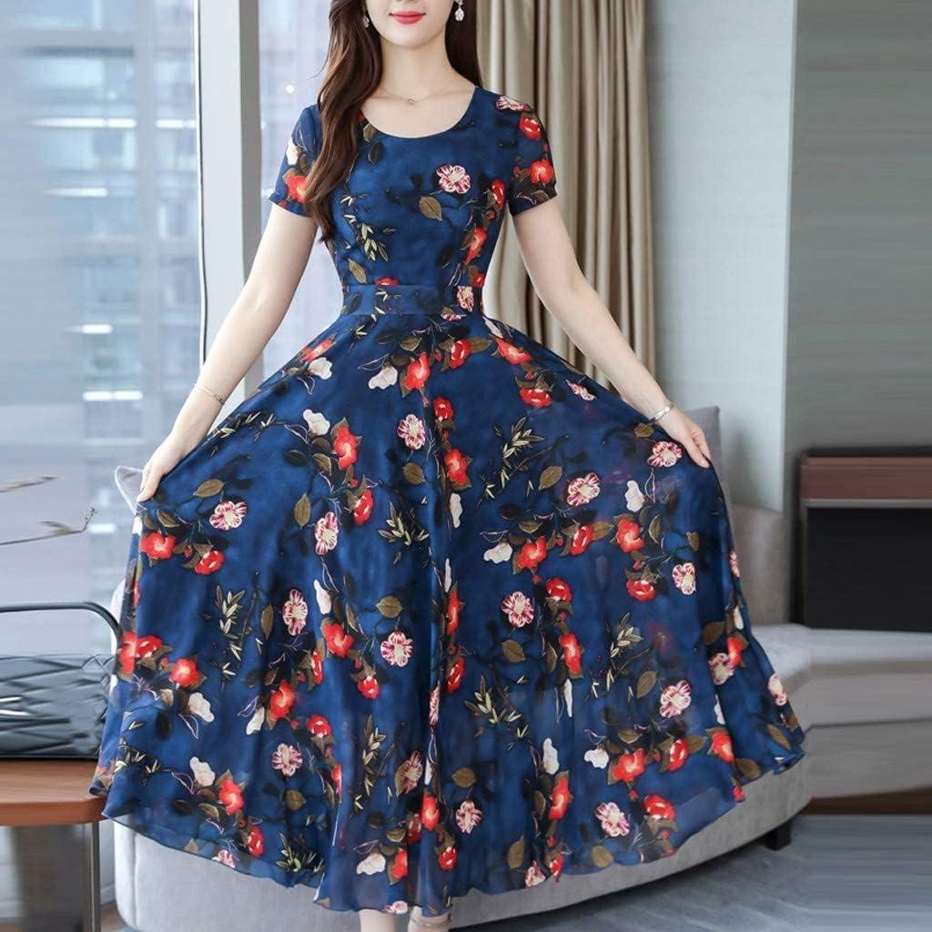 YUTANRAL Plus Size Summer Dresses 2023 Trendy Gowns Wedding Guest Evening  Dress Dressy Casual Short Sleeve Flowy Maxi Dress