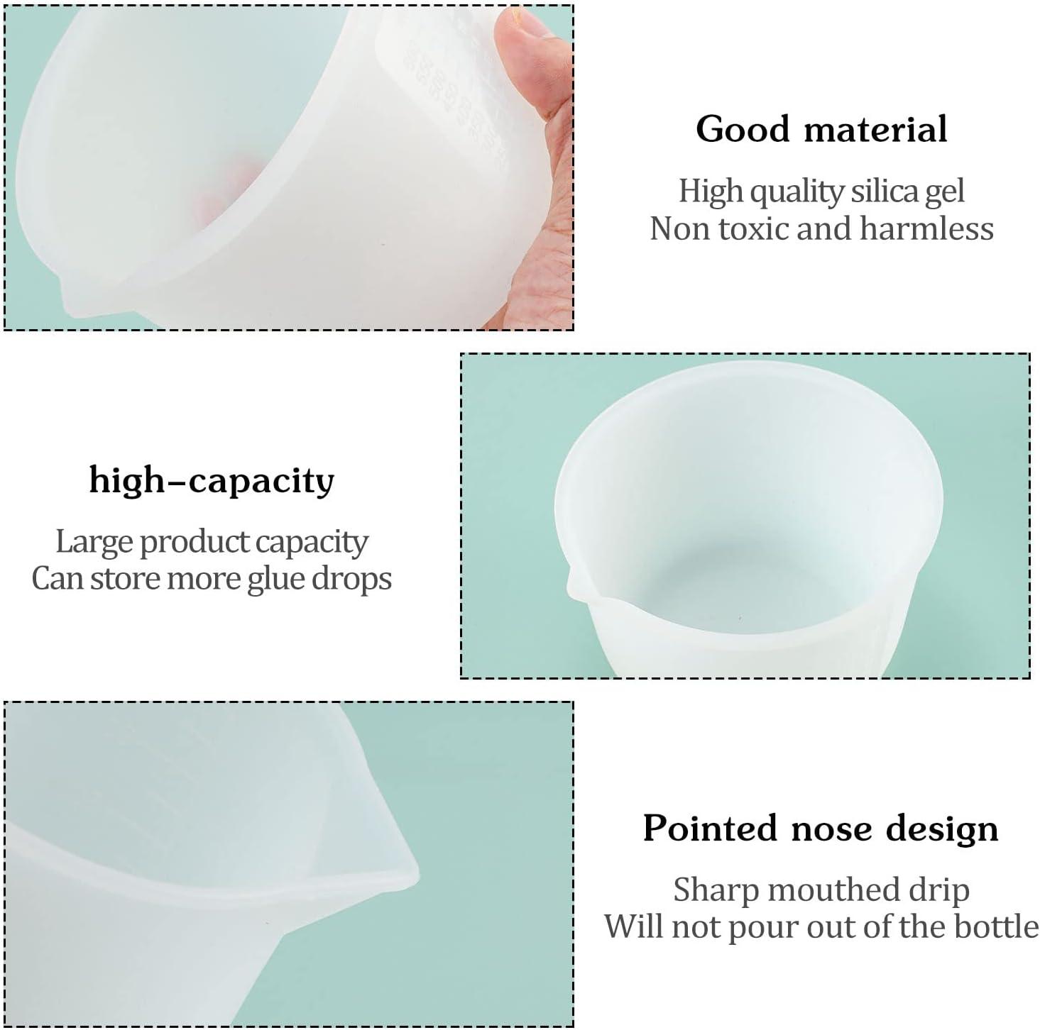 Silicone Measuring Cup Non-stick Resin Mixing Mould Glue Tool