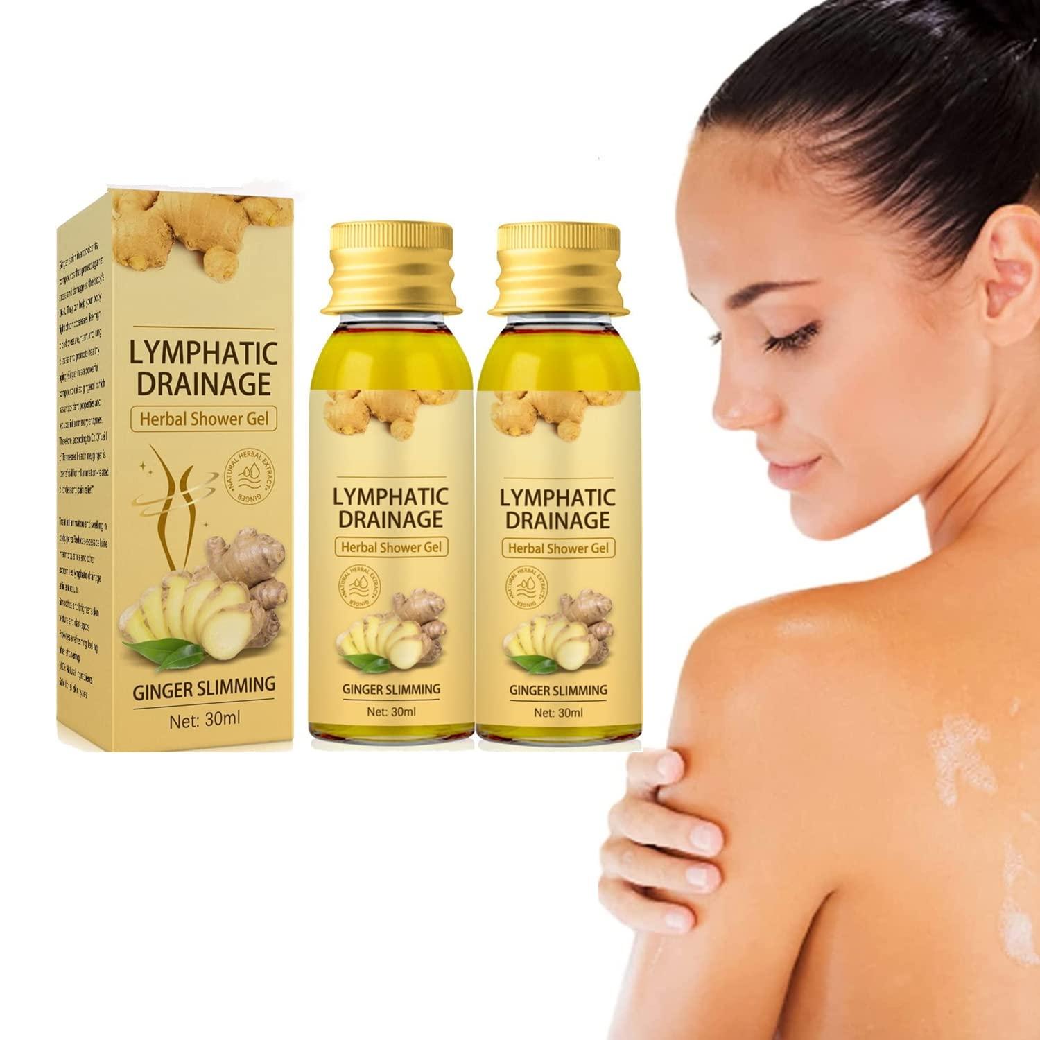 Lymphatic Drainage Plant Shower Gel Ginger Lymphatic Drainage Shower