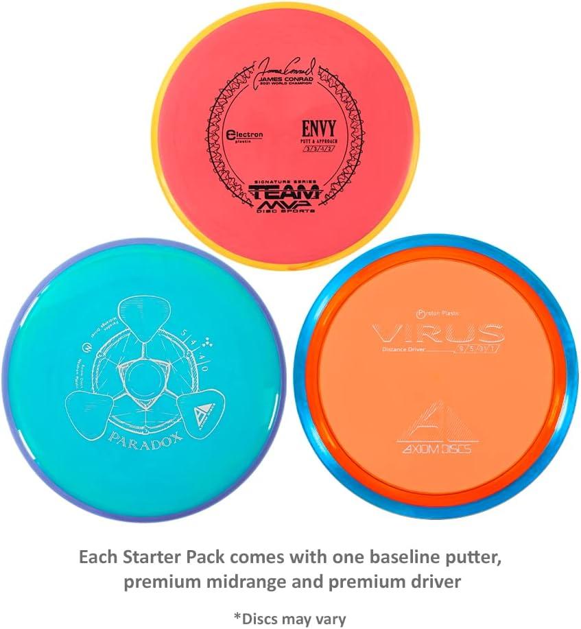 Axiom Discs 3Disc Premium Disc Golf Starter Set (Colors and Models May
