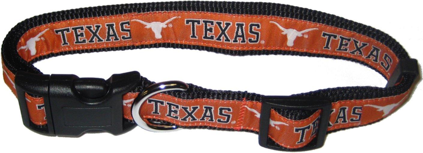 Pets First Collegiate Pet Accessories, Dog Collar, Texas Longhorns