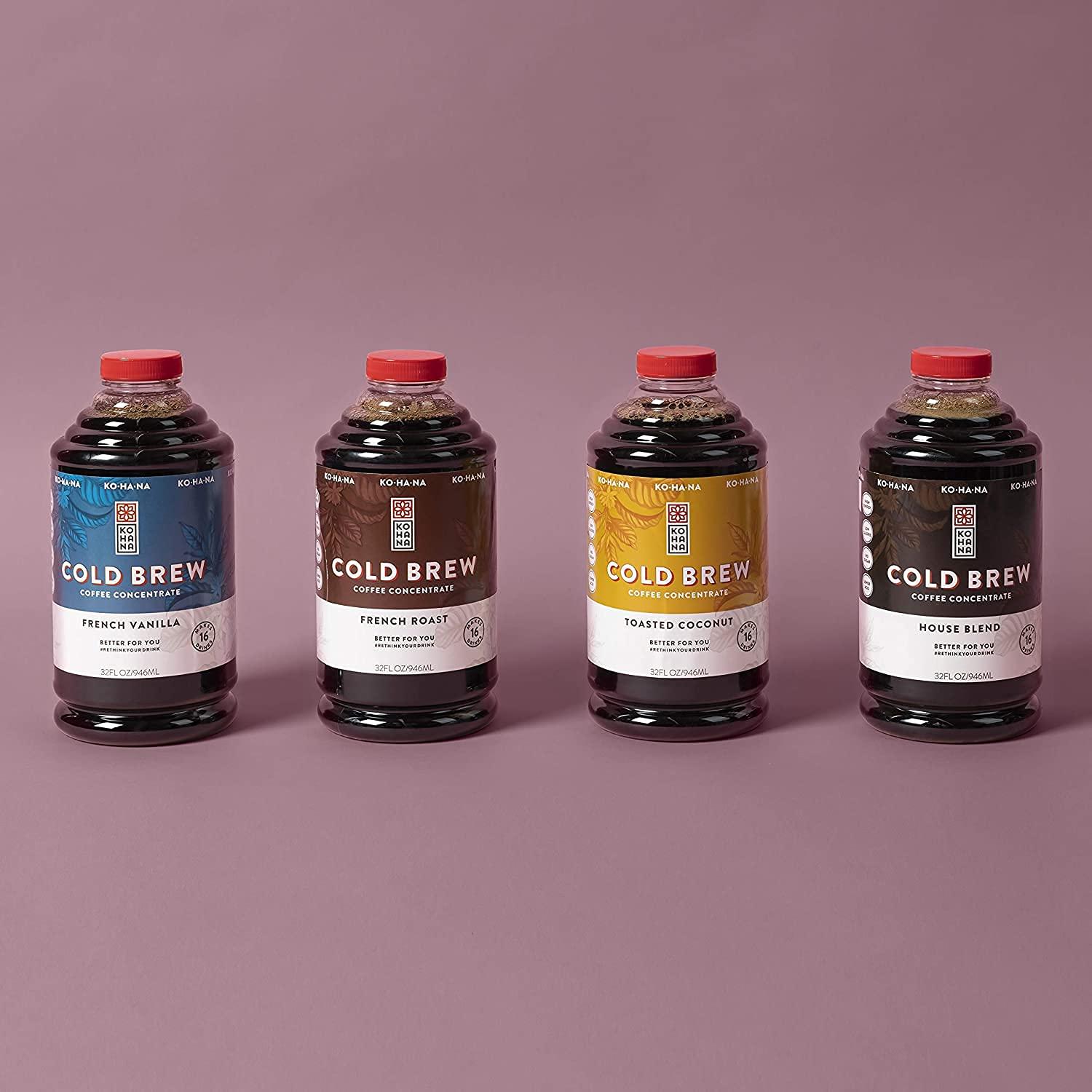 Kohana Cold Brew Coffee Concentrate, Organic, Original, 32 Ounce, Best