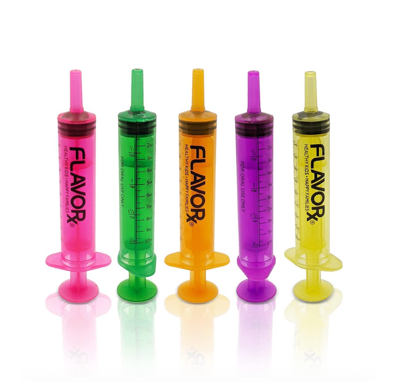 FLAVORx Rainbow Dose Oral Dosing Syringes No More