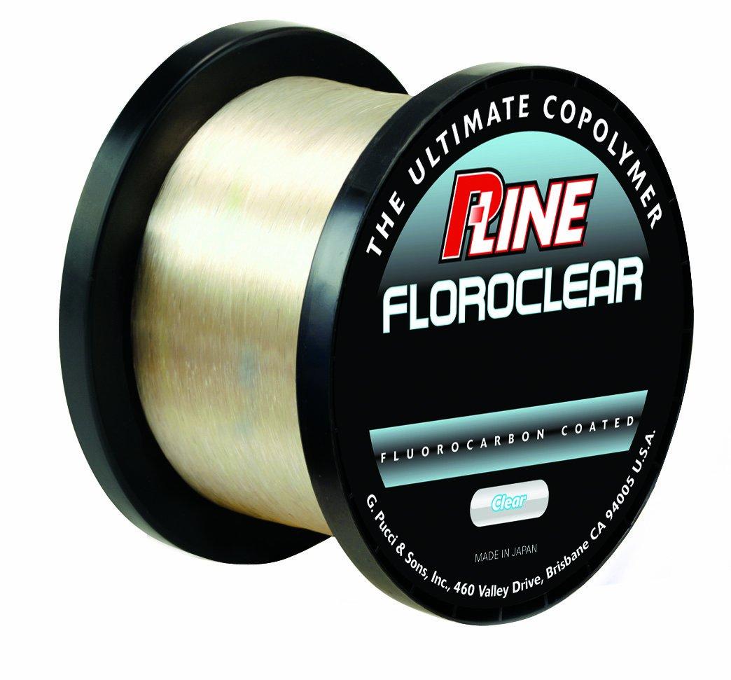 P-Line Floroclear Bulk Spool Clear Fishing Line 3 lb