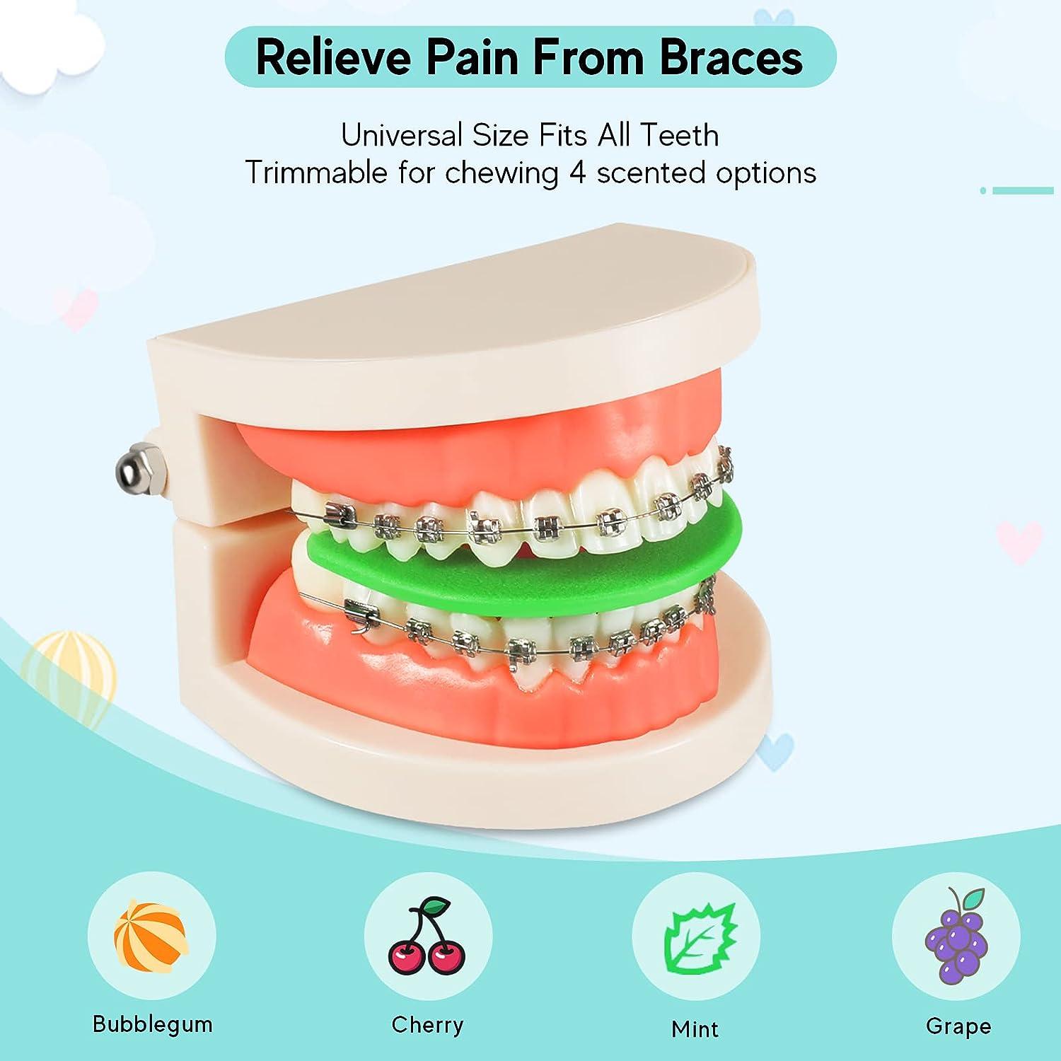 Bite Wafers for Orthodontic Braces LatexFree Therapy Relief Teeth