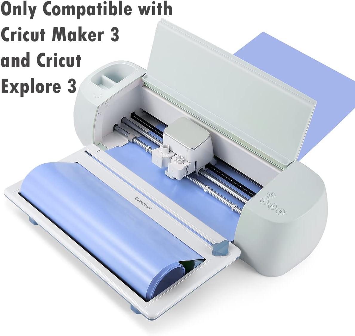 Rancovy Vinyl Roll Holder with Built in Trimmer for Cricut Maker 3 and Cricut  Explore 3