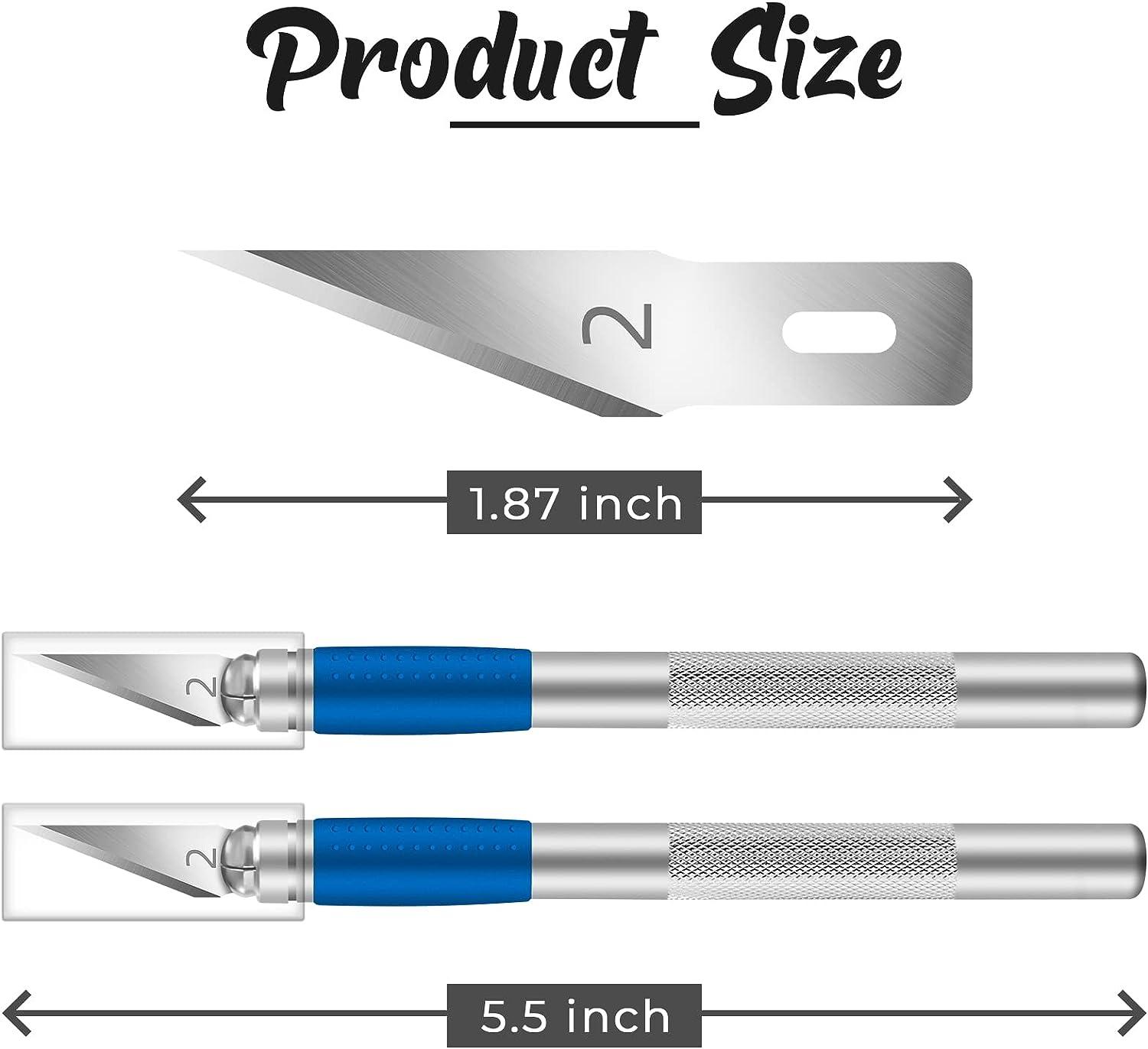 Jetmore 42 Pack Craft Knife Kit, 2 PCS Hobby Knife Precision