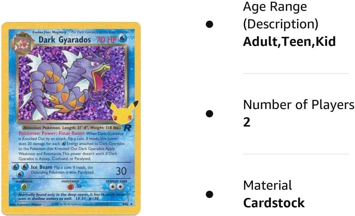 Dark Gyarados 8/82 Celebration Holo - Rare Pokemon Card | Buy Now with Express International Delivery | GoSupps.com Dark Gyarados 8/82 Celebration Holo - Rare Pokemon Card | Buy Now with Express International Delivery | GoSupps.com